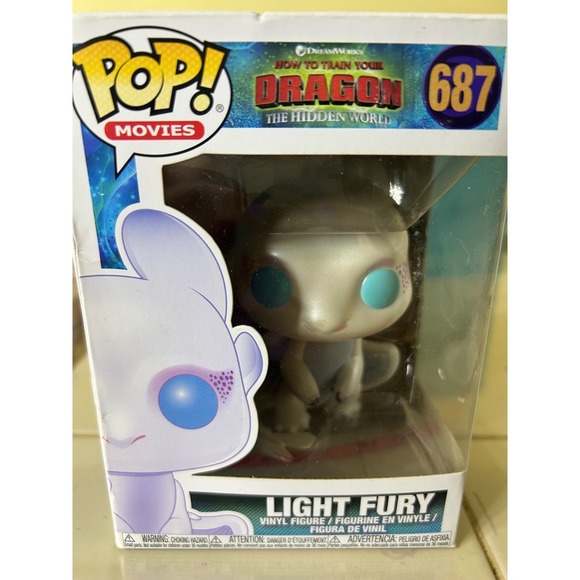 Funko Pop! Movies: How to Train Your Dragon - Light Fury #687 Vinyl Figure - Picture 1 of 5